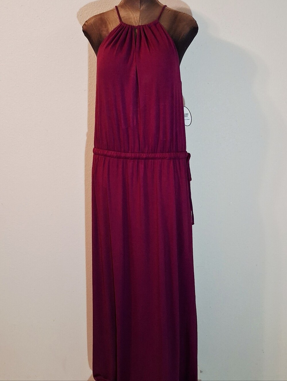 Soma Wknd Halter Maxi Bra Dress Purple Moon Size XL Date Night Feminine - Picture 10 of 10